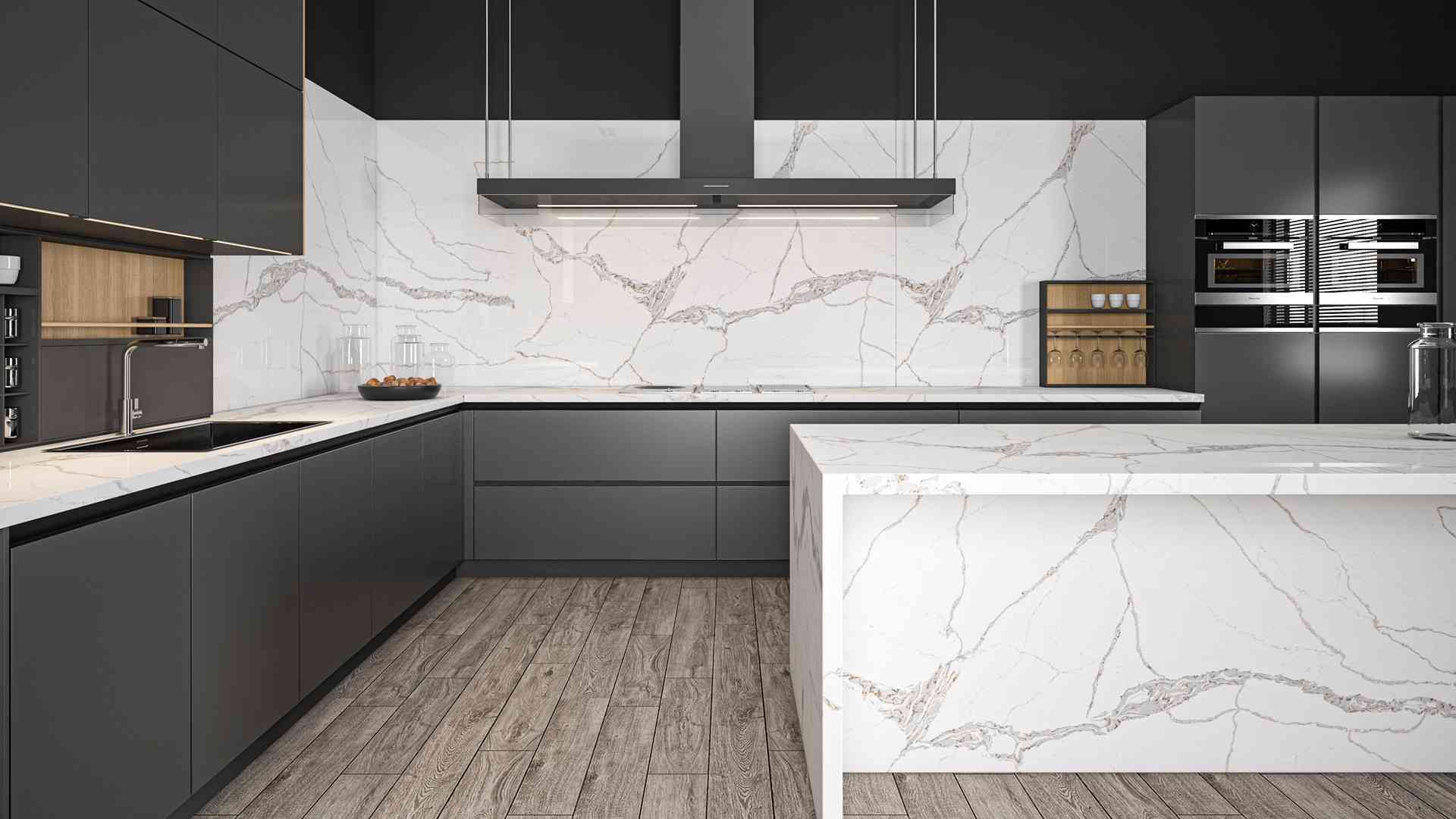 CALACATTA BORGHINI Quartz slab